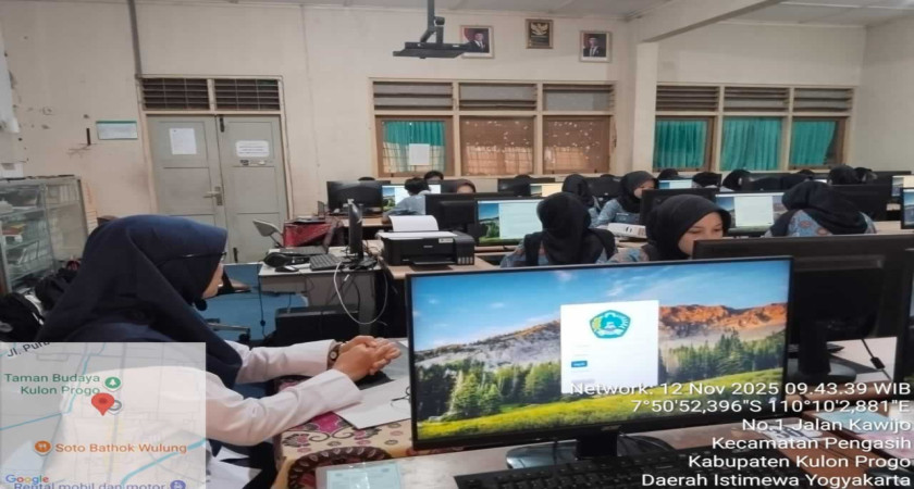 Laporan Kegiatan Tim Teknis Proktor dan Teknisi Ujian Sekolah Tahun Pelajaran 2025/2026 (12/11/2025)