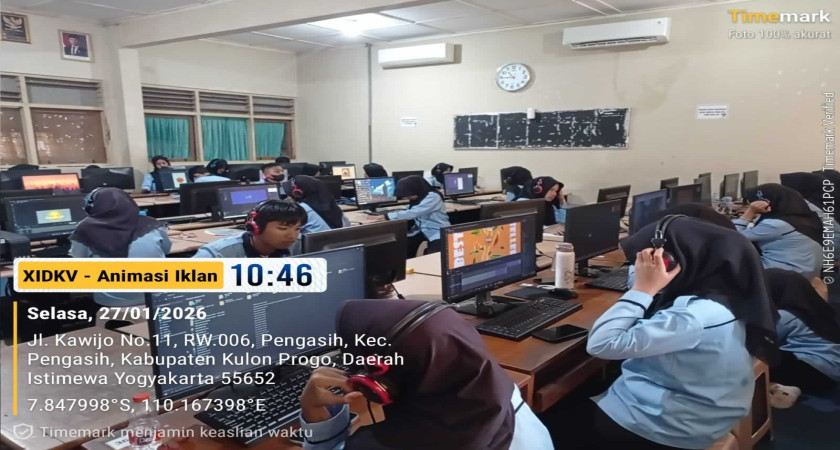 Jurnal Agenda Kegiatan Pembelajaran Kelas XI DKV Semester Genap TA. 2025/2026 (27/01/2026)