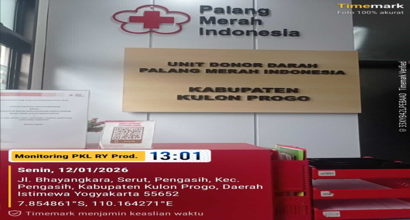 Berbagi Kepedulian melalui Donor Darah di PMI Kulon Progo (12/01/2026)