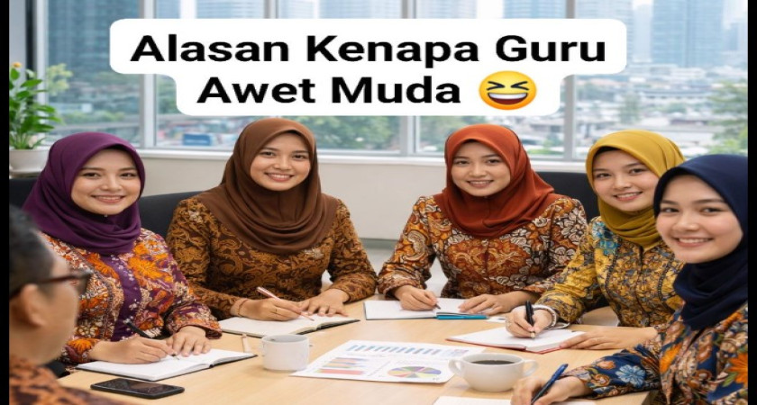 7 Alasan Kenapa Guru Awet Muda
