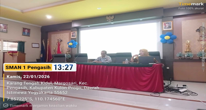 Kegiatan Digitalisasi Evaluasi Belajar di SMA Negeri 1 Pengasih (22/01/2026)