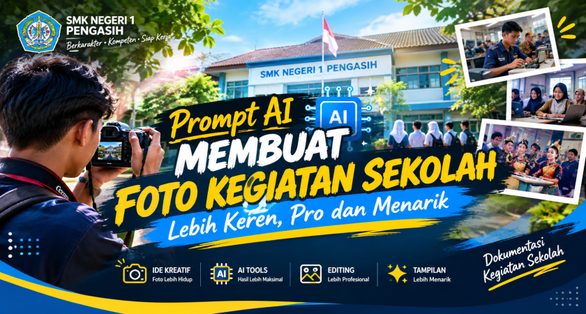 Prompt AI Membuat Foto Kegiatan Sekolah lebih Keren, Pro dan Menarik