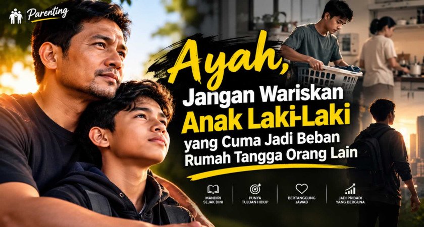 Ayah, Jangan Wariskan Anak Laki-Laki yang Cuma Jadi Beban Rumah Tangga Orang Lain
