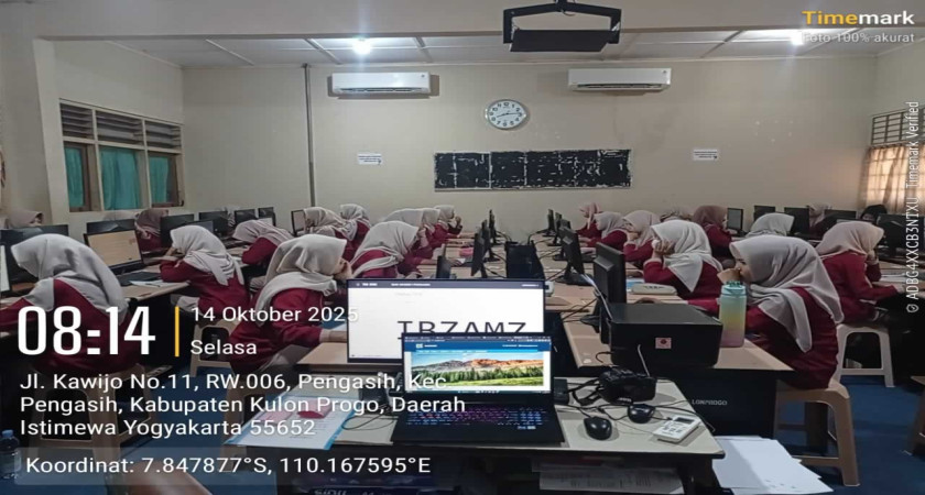 Hari Pertama Tryout TKA 2025 Dikpora DIY (14/20/2025)