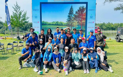 Meriah! Glagah Tropicolorun 2025 Warnai Pantai Glagah dengan Semangat Sumpah Pemuda