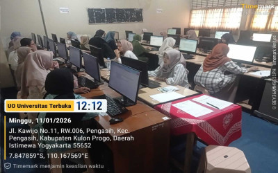 Alhamdulillah Pelaksanaan Ujian Online Universitas Terbuka di SMK Negeri 1 Pengasih Berjalan Lancar (11/01/2026)