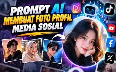 Prompt AI Membuat Foto Profil Media Sosial