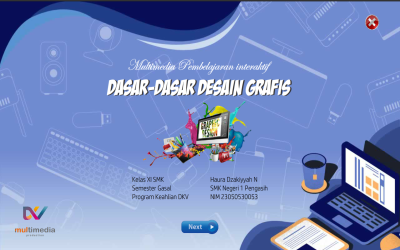 Kegiatan Selasa, 7 jan 2024 : Mengajar Kelas XIDKV2 : Membuat Multimedia Pembelajaran Interaktif dengan Adobe Animate: Scene Opening