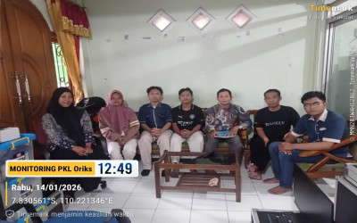 Monitoring PKL di Orik's Studio Bertemu Ownernya Pak Bukhori, S.E. (13/01/2026)